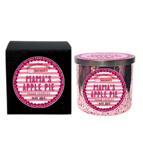 MAMA'S APPLE PIE 3 WICK CANDLE - Picture 3 of 8